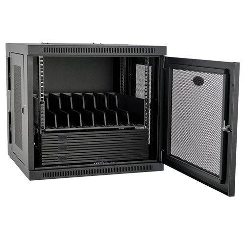 Amazon best tripp lite 16 port ac charging storage station cabinet for ipad android tablets 15 5 depth wall mount cart options cs16ac