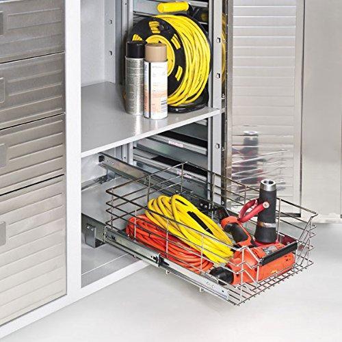 Order now seville classics ultradurable commercial grade pull out sliding steel wire cabinet organizer drawer 14 w x 17 75 d x 6 3 h