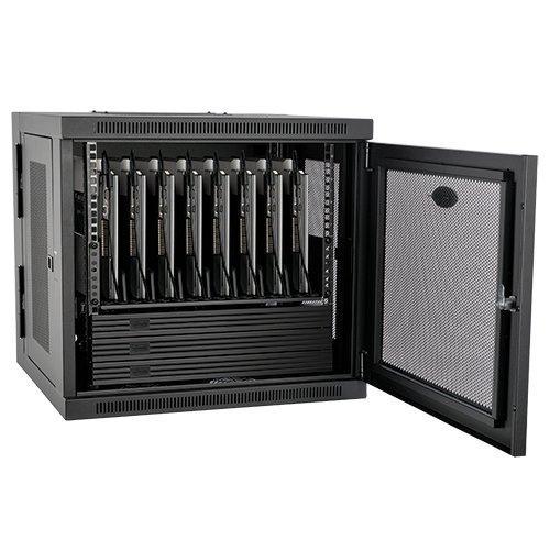 Amazon tripp lite 16 port ac charging storage station cabinet for ipad android tablets 15 5 depth wall mount cart options cs16ac