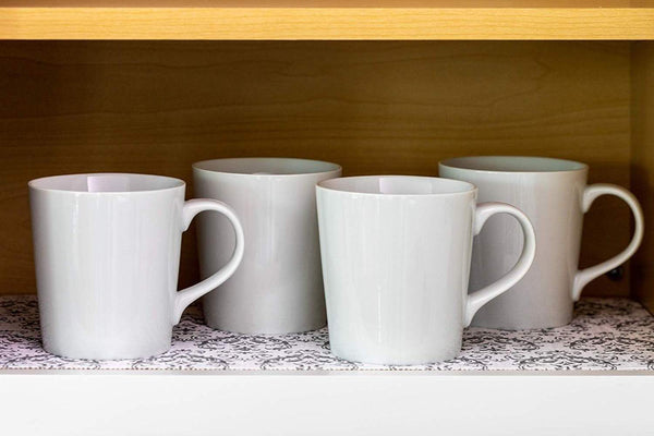Top duck smooth top easy liner shelf liner top cabinet multipack 6 rolls each 12 width 10 length grey damask fð¾ur ñ€ð°ñ�k
