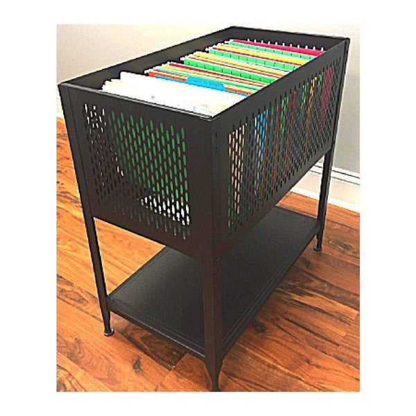 Best hanging file folder cart on wheels filing rolling storage organizer cabinet letter heavy duty steel open top ebook