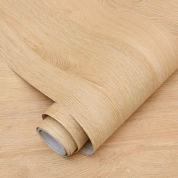 Buy glow4u self adhesive faux light wood vinyl contact paper kitchen cabinets shelves drawer cupboards table desk arts crafts decal 15 7 x117 inches