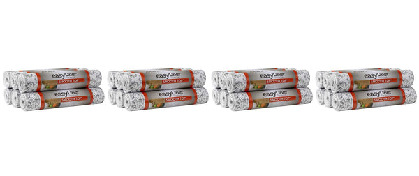 Storage duck smooth top easy liner shelf liner top cabinet multipack 6 rolls each 12 width 10 length grey damask fð¾ur ñ€ð°ñ�k