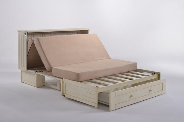 Best night day furniture mur dsy bc and mnd gmf qen daisy murphy cabinet memory gel foam tri fold mattress queen butter cream