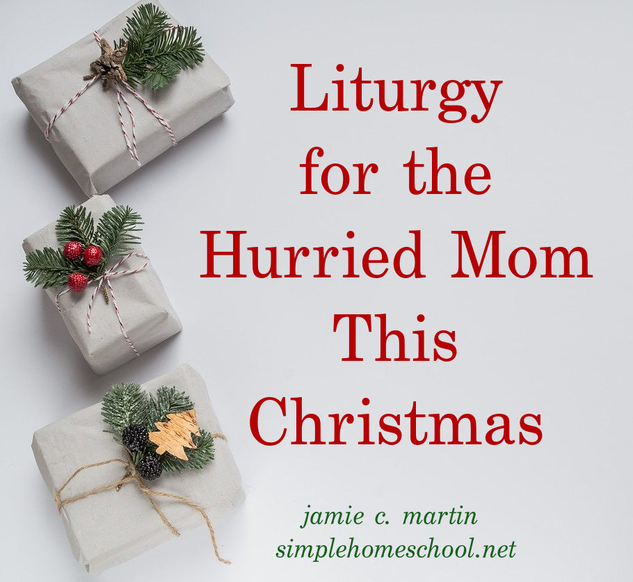 Liturgy for the Hurried Mom This Christmas