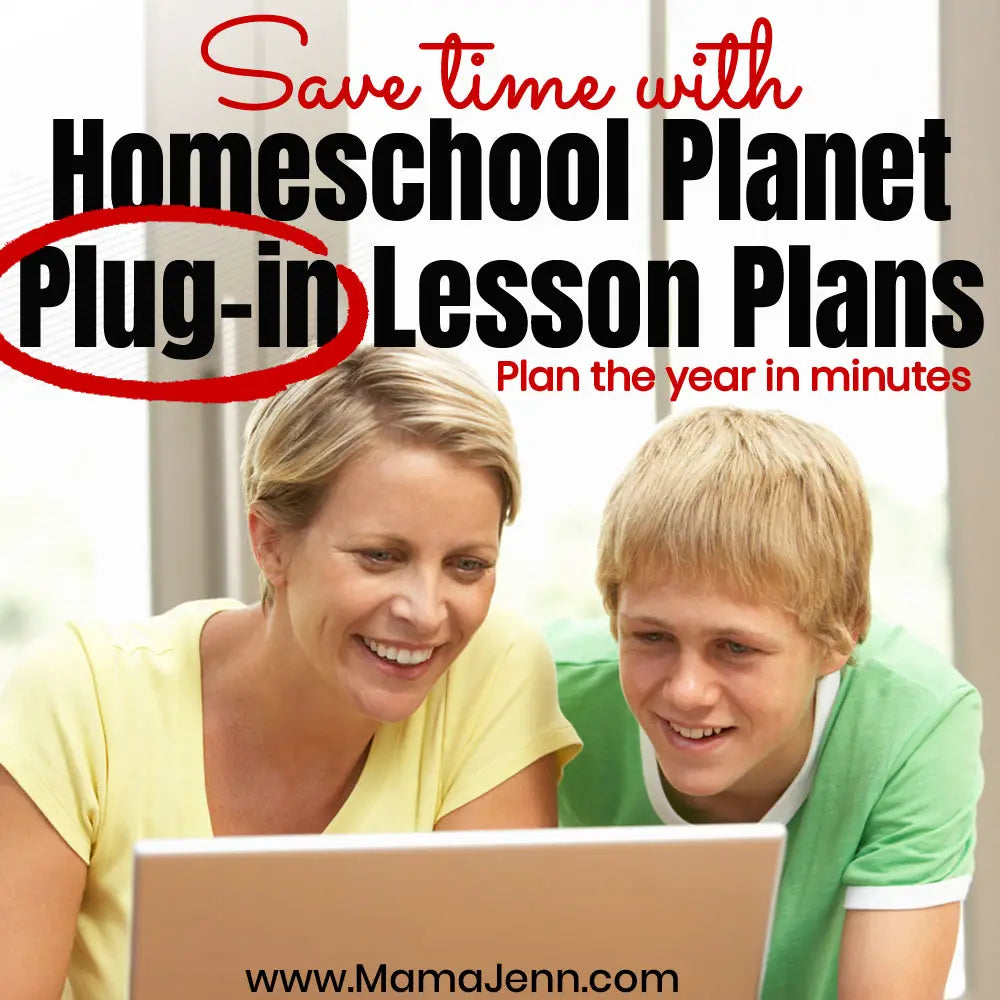 Homeschool Planning: Save Time with Homeschool Planet Plug-in Lesson Plans