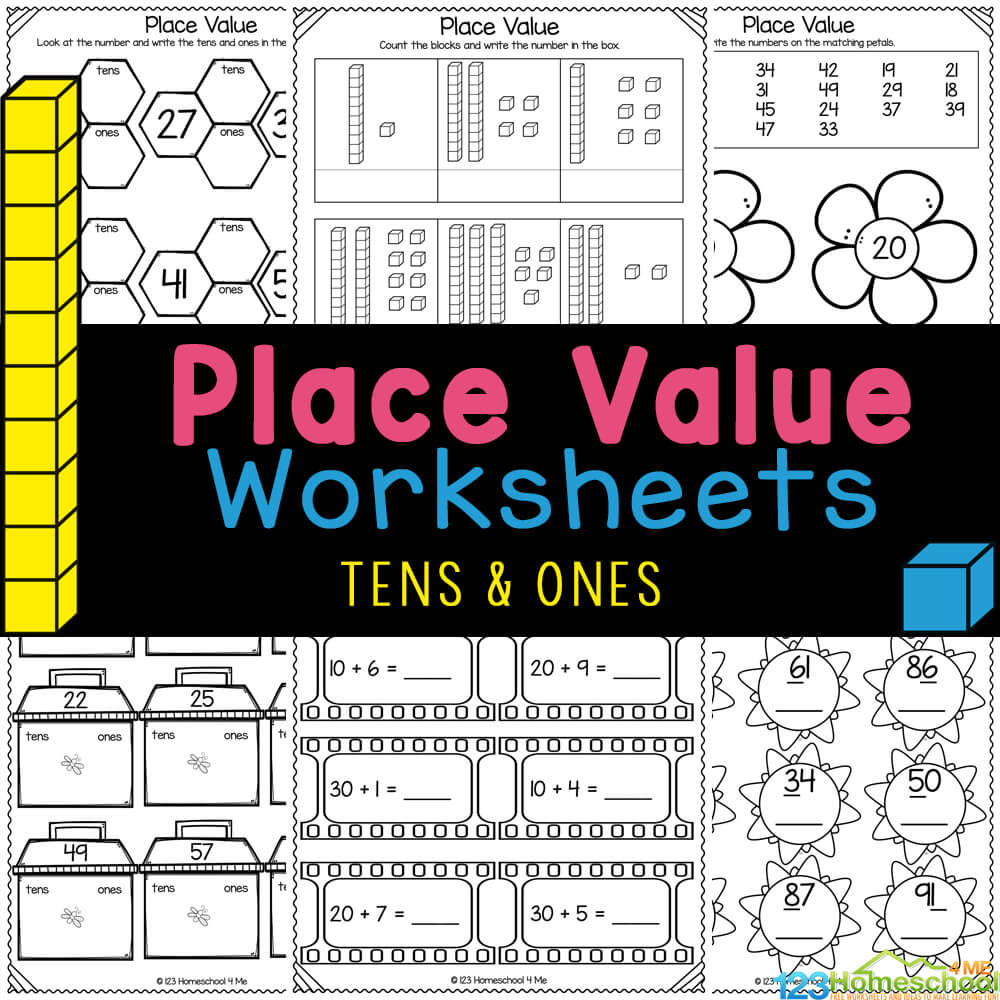 Place Value Worksheets – Tens and Ones
