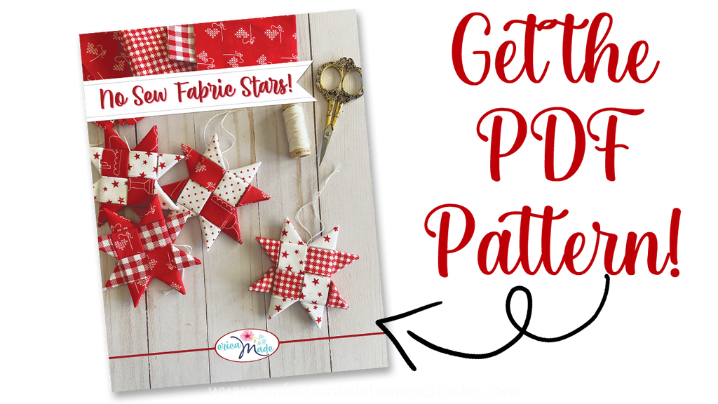 No Sew Fabric Star Tutorial!