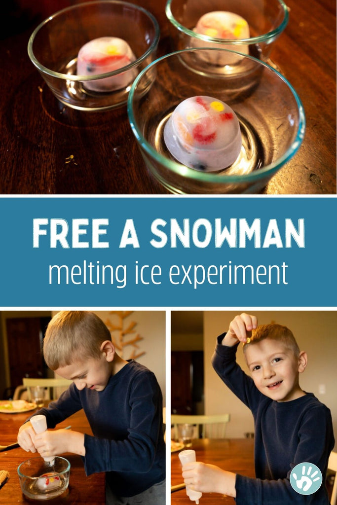 Free A Snowman Melting Ice Experiment! Fun for All Ages