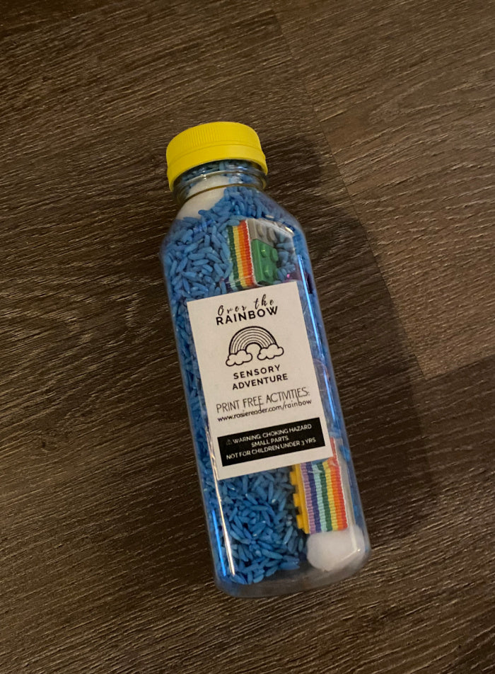 Rainbow Sensory Adventure Lets Kids Touch a Cloud, Sift the Sky, and Find a Hidden Treasure