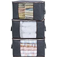 3-Pack Lifewit Large Capacity Clothes Storage Bag Organizer only $11.99