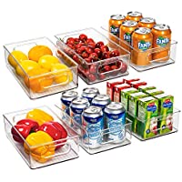 6-Pack Ecowaare Plastic Refrigerator Organizer Bins only $13.76