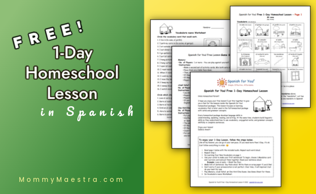 Free 1-Day Homeschool Lesson