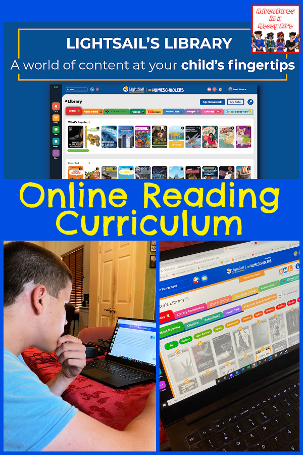 Lightsail online reading curriculum