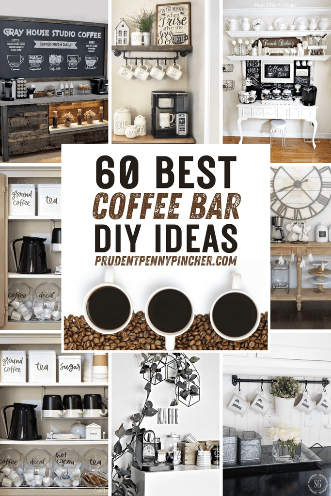 60 Best DIY Home Coffee Bar Ideas