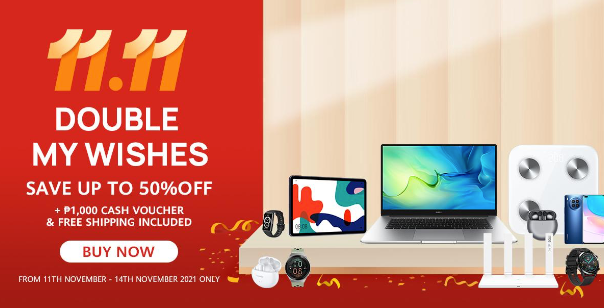 Check out the wide array of Huawei gadgets on sale this 11.11!