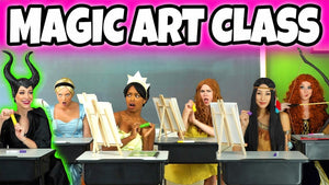 Will Maleficent Ruin High School Art Class for Pocahontas, Tiana, Merida, Belle and Cinderella? Totally TV Subscribe: