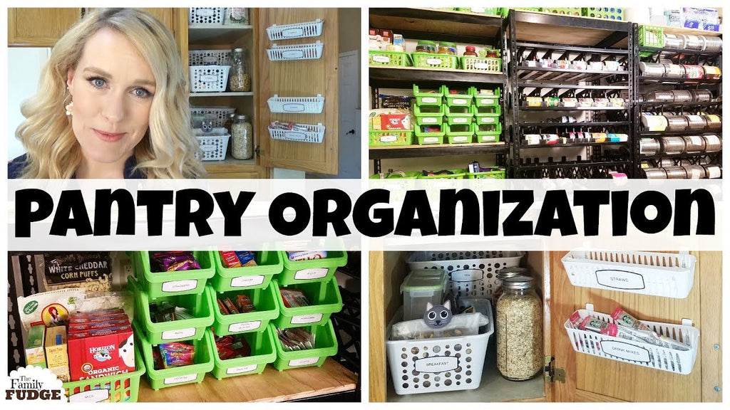 DOLLAR TREE PANTRY ORGANIZATION IDEAS || Small Pantry Organization HACKS by The Family Fudge (3 years ago)