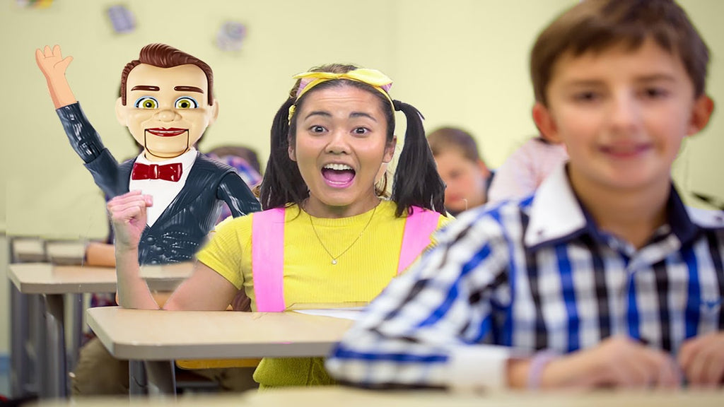 It's Art Class and Ellie is ready to try an arts and crafts science experiment with her classmate