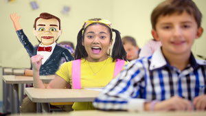 It's Art Class and Ellie is ready to try an arts and crafts science experiment with her classmate