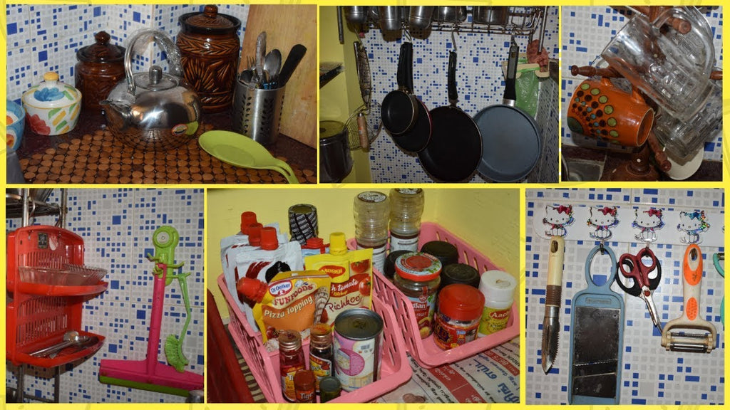 சின்ன கிச்சன் மலிவான விலையில் அமைப்பது எப்படி |Kitchen Organization Ideas In Tamil by Bashas Kitchen (2 years ago)