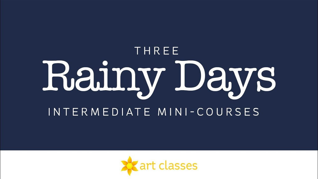 Learn to color rain in different mediums