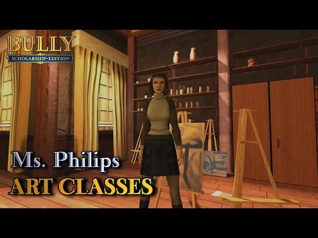 Bully: Scholarship Edition - Art Classes (PC) (HD) (100% Completion) • Type: Morning class • Teacher: Ms