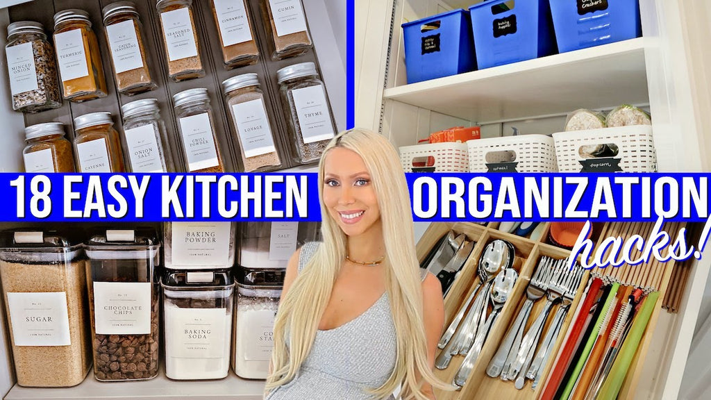 18 EASY KITCHEN ORGANIZATION IDEAS 2020! AMAZON, DOLLAR STORE, IKEA HACKS by Brittany Vasseur (8 months ago)