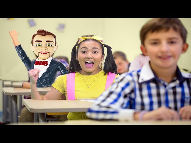 It's Art Class and Ellie is ready to try an arts and crafts science experiment with her classmate