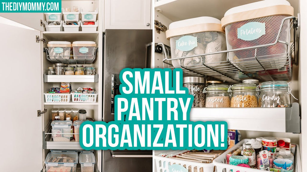 SMALL PANTRY ORGANIZATION Before & After | Dollar Tree & Ikea by The DIY Mommy (1 year ago)