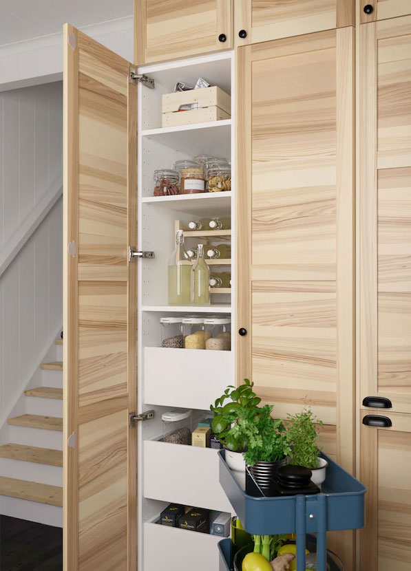 The beauty of IKEA cabinetry is its adaptability