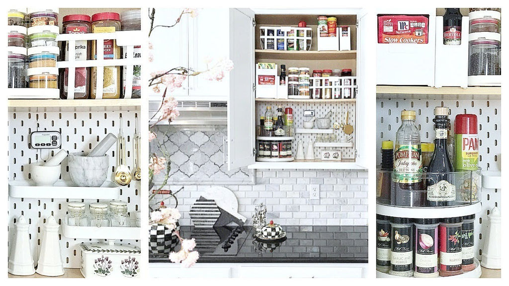 Shop My Spice Cabinet! 🧺 Metal Basket w/Wood Handle:
