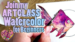 While I do upload art videos every week on YouTube, I also teach art classes in person