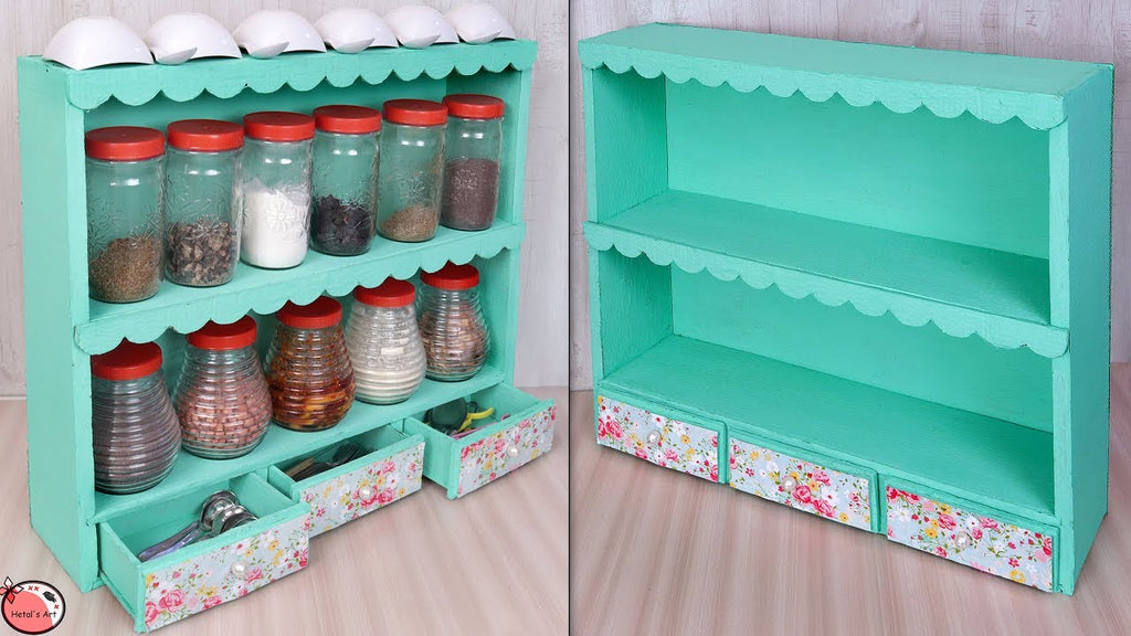 DIYProject #HandmadeThings #DIYOrganizer Hello everyone, In this video, we have made a organizer for kitchen out of cardboard