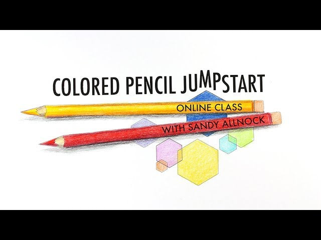 Colored Pencil class for artists and papercrafters! Nearly 5 hours of video instruction