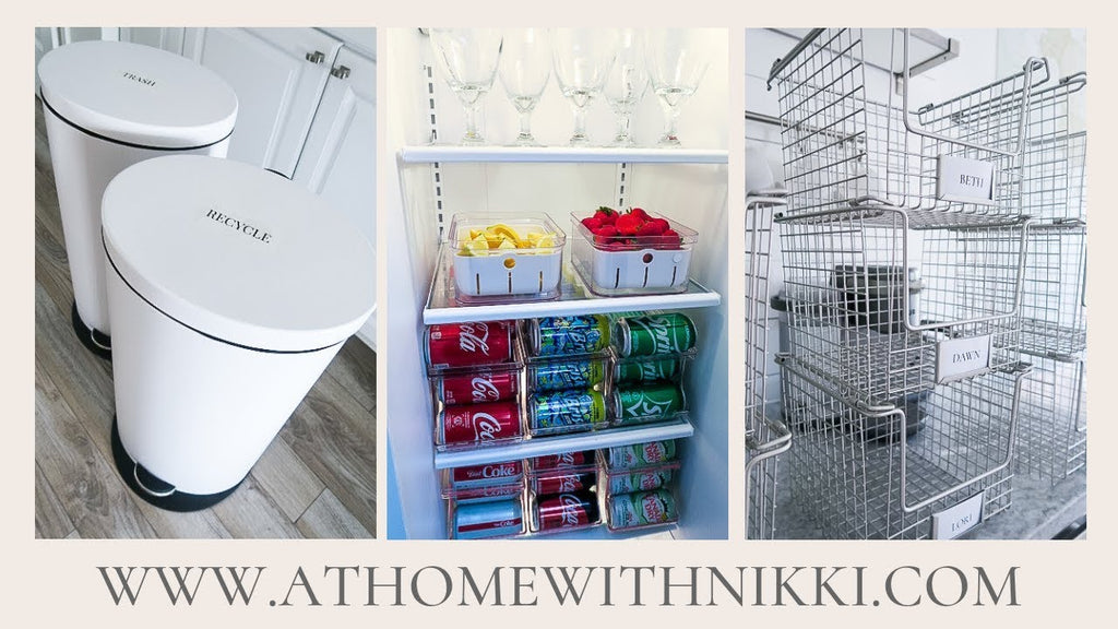 SMALL KITCHEN ORGANIZATION IDEAS | OFFICE BREAK ROOM by AtHomeWithNikki (1 year ago)