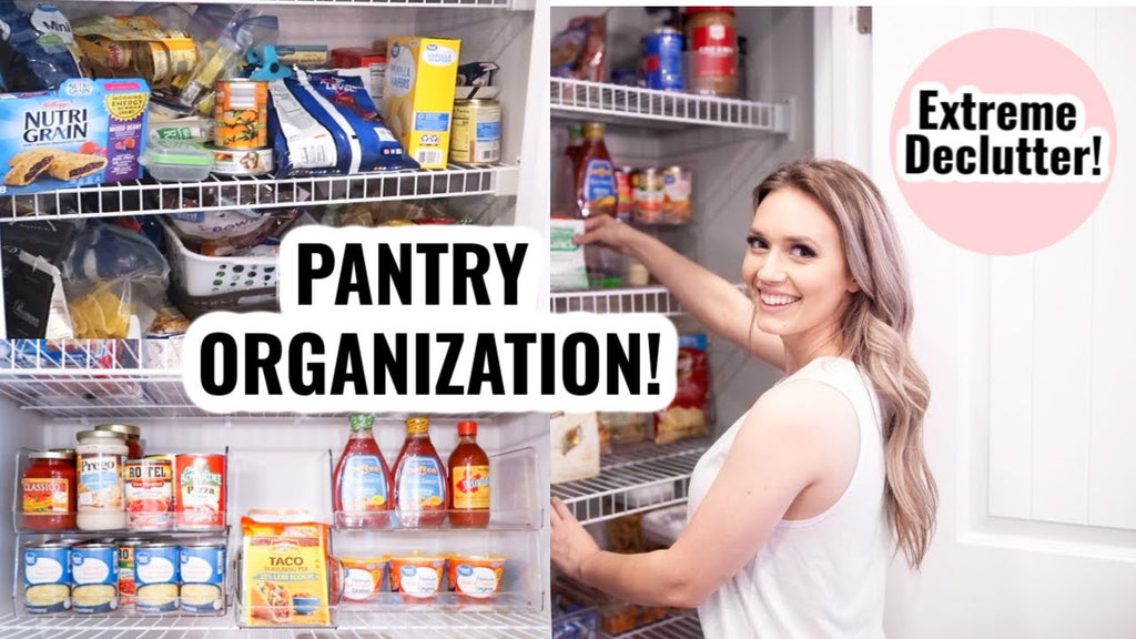 EXTREME PANTRY DECLUTTER AND ORGANIZATION | PANTRY ORGANIZATION IDEAS FOR SMALL PANTRY by Meghan Elizabeth (10 months ago)