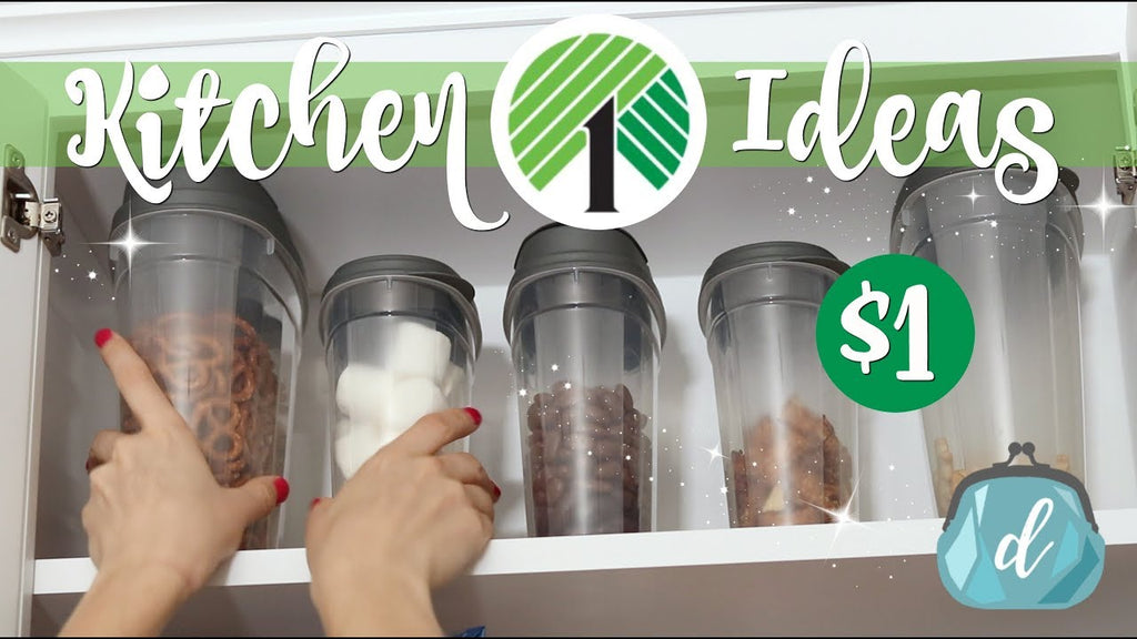 💚 DOLLAR TREE Kitchen Cabinet Makeover! 💚 by Do It On A Dime (2 years ago)