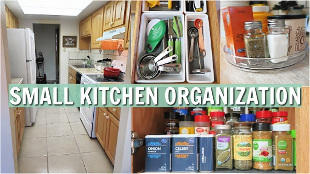 SMALL KITCHEN ORGANIZATION IDEAS | AMAZON AND DOLLAR TREE KITCHEN ORGANIZATION by Hannah's Happy Home (1 year ago)