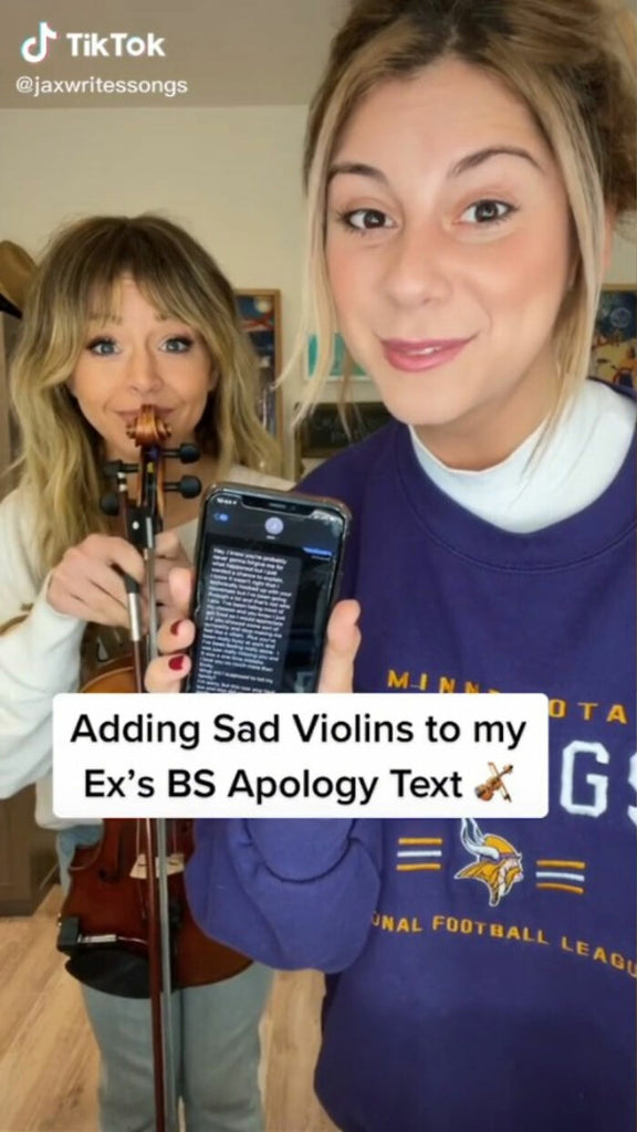 Singer Performs Dramatic Reading Of Cheating Ex’s Apology Text To Sad Violin Music, Goes Viral With 4.3 Million Views On TikTok