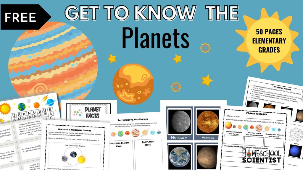 FREE  50+ Pages of Solar System Printables