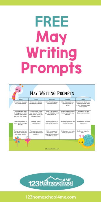 May Writing Prompts