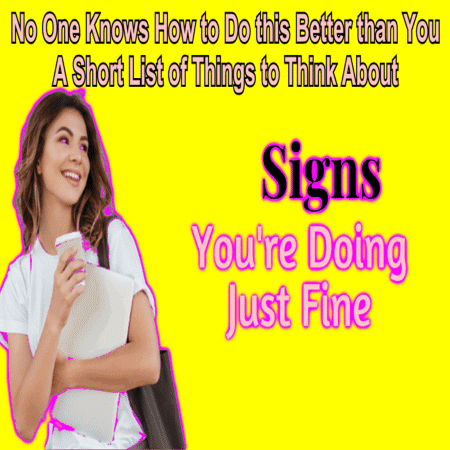 Teacher Tom: No One Knows How to Do this Better than You: A Short List of Things to Think About