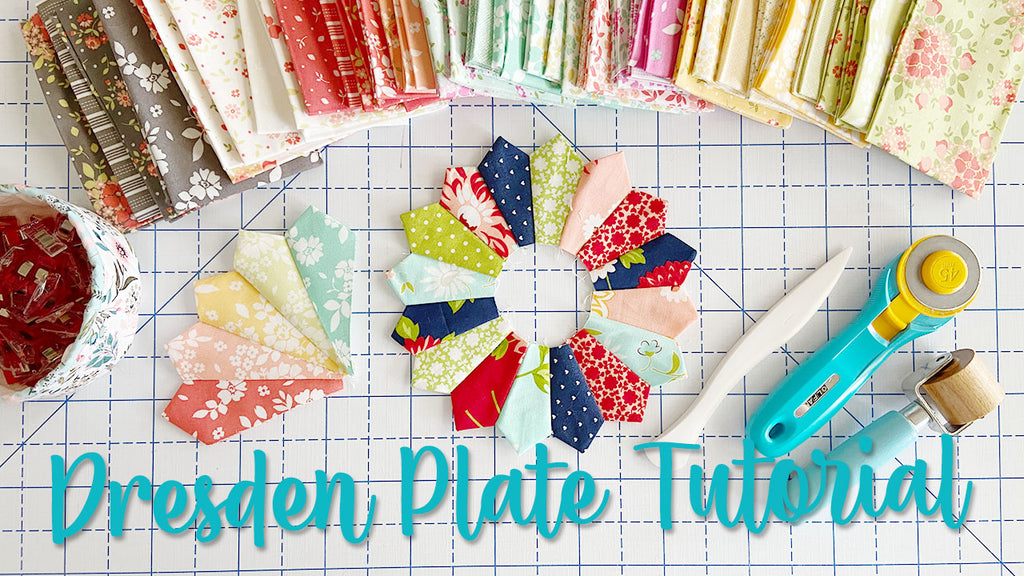 Dresden Plate Quilt Block Tutorial