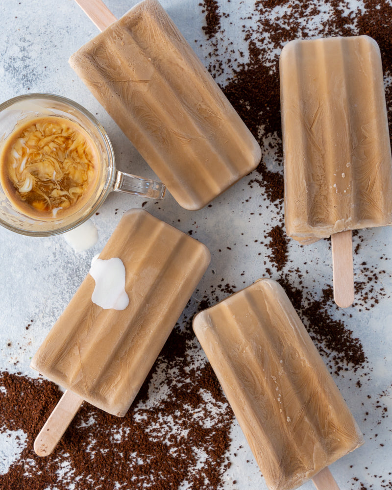 Iced Coffee Popsicles