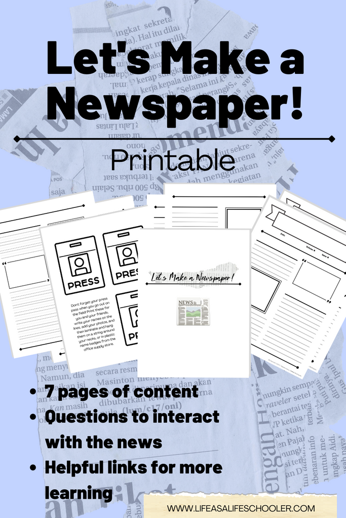Let’s Make a Newspaper Printable!
