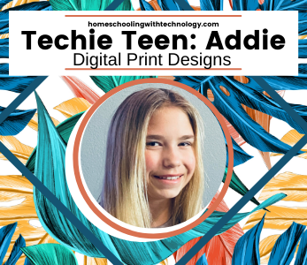 Techie Teen Addie – Digital Print Designs