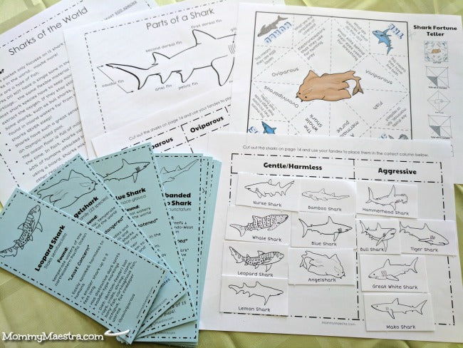 Children’s Crafts & Activities for Shark Week