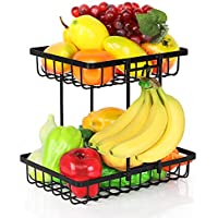 LIDYUK 2-Tier Kitchen Cabinet Organizer Fruit Basket only $12.99