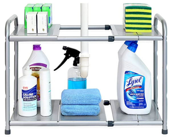 Under sink 2 tier organizer